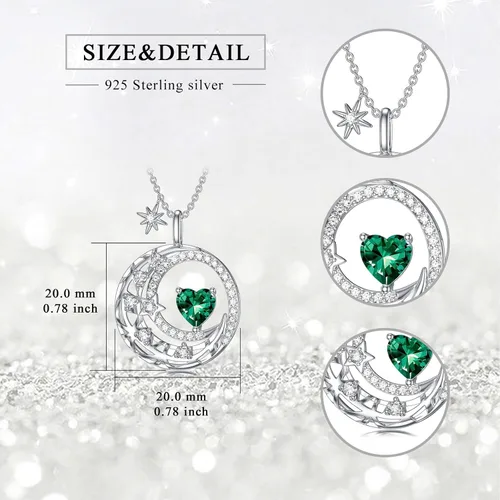 Miniatura 6 de Collar de plata de ley con pingüinosdelfínmariposacolibrímontañalibélulabFFperezosocalaveracalabazabautismo regalo de joyería para mujeres