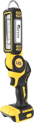 Miniatura 12 de OTYTY Luz de trabajo LED inalámbrica, compatible con batería DeWalt 20V Max, linterna recargable de 20W 1000LM, luz de inundación portátil, cabezal