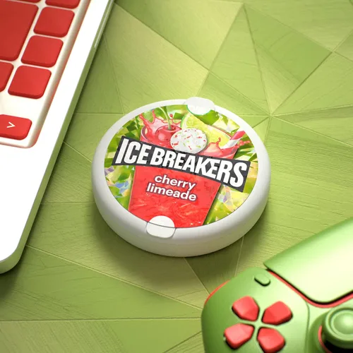 Miniatura 5 de Ice Breakers latas de mentas sin azúcar sabor cereza y limonada, 1.5 oz (8 unidades)