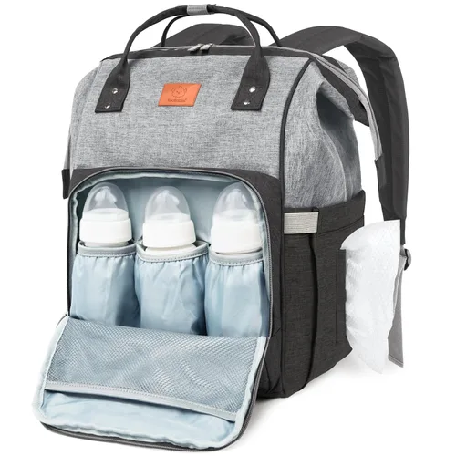 Miniatura 14 de Mochila para Pañales de KeaBabies - Gran Mochila para Bebés, para Niños y Niñas, Mochila de Pañales Impermeable de Gran Capacidad con Funciones Azul
