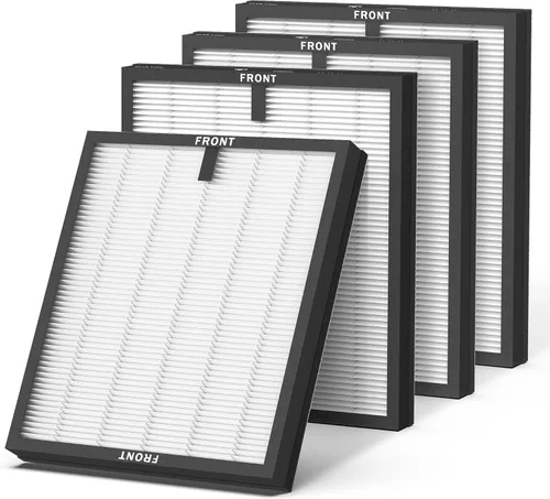 CHIVALZ Paquete de 4 filtros de repuesto HY4866 True HEPA compatibles con el purificador de aire MORENTO HY4866, el purificador de aire WESTHEY