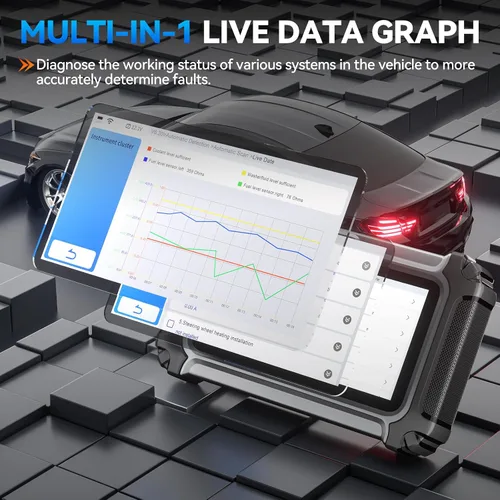 Miniatura 8 de XTOOL IP500 para escáner BMW OBD2, herramienta de escaneo bidireccional de sistemas completos con ECU C0ding, herramienta de registro de batería