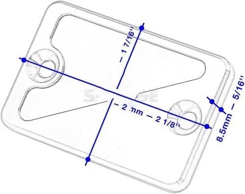 Miniatura 7 de Cubierta y molduras de motocicleta CNC para depósito de freno delantero para Yamaha WR 250R 250X XT250 SEROW XT660R YBR 250 Fazer accesorios