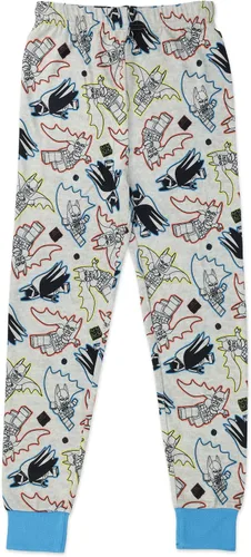 Miniatura 5 de LEGO Batman Movie - Conjunto de pijama para niño, 4 piezas, 100% algodón, tallas 4 a 10