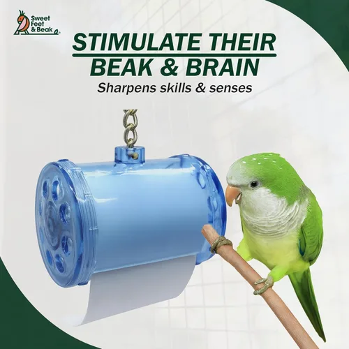 Miniatura 2 de Sweet Feet & Beak Shred Master - Juguete perfecto para jaula de pájaros para todas las aves, trituración y compromiso, seguro, no tóxico, fácil
