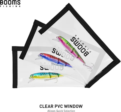 Miniatura 3 de Booms Fishing LW1 Envolturas para Señuelos de Pesca, Cubiertas de Gancho de Señuelo de PVC Transparente Duraderas, Ve los Señuelos Fácilmente