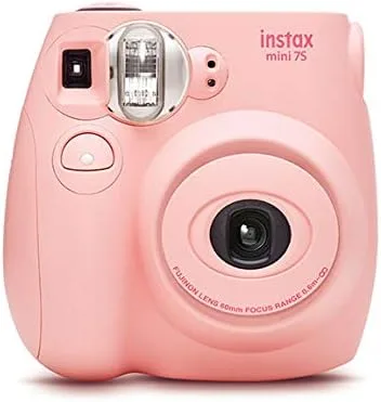 FUJiFILM Cámara instantánea Instax Mini 7S (rosa claro) (renovada)