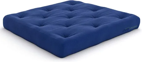 Miniatura 26 de Nirvana Futons Colchón de futón completo de 6 pulgadas, sarga azul marino, fabricado en Estados Unidos Azul marino (Navy Twill)