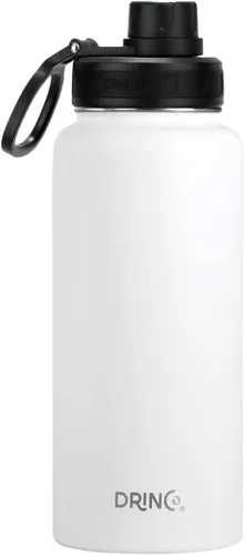 Miniatura 45 de Drinco - Botella de agua de acero inoxidable con boquilla, tapa aislada al vacío, botella de agua de doble pared, de boca ancha