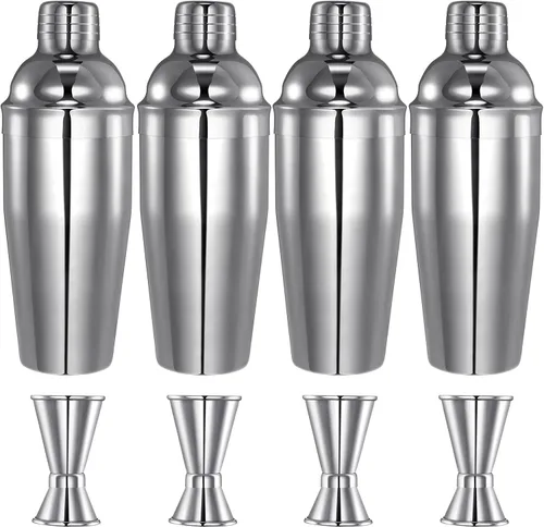 Miniatura 8 de Umigy Juego de coctelera de Martini, mezclador de Martini de acero inoxidable con colador y doble jigger de medición para bar, fiesta, uso doméstico