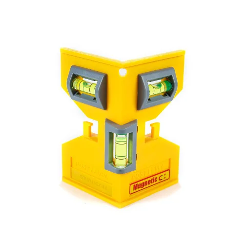 Miniatura 7 de Swanson Tool Company CCL001 Nivel de Verificación Cruzada se monta con Tornillos o Adhesivo (No Incluidos), y Muestra Nivelación de Adelante hacia