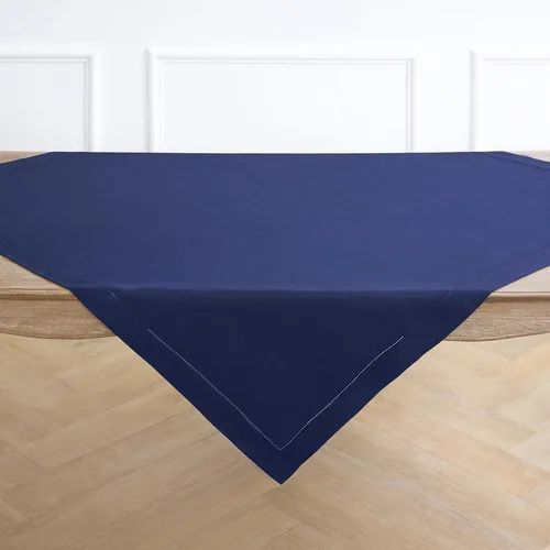 Miniatura 100 de Solino Home Mantel de lino azul polvoriento, 60 x 120 pulgadas, mantel de lino 100% puro con vainica para mesas rectangulares, dobladillo clásico