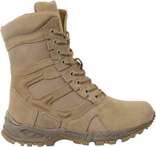 Miniatura 2 de Rothco Bota con cremallera lateral Desert TAN de entrada forzada8