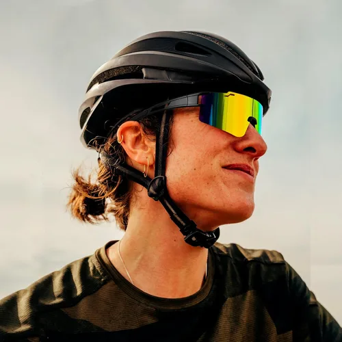 Miniatura 2 de FMY Gafas de sol deportivas polarizadas para hombres y mujeres con 3 lentes intercambiables, protección UV, gafas de ciclismo de béisbol MTB