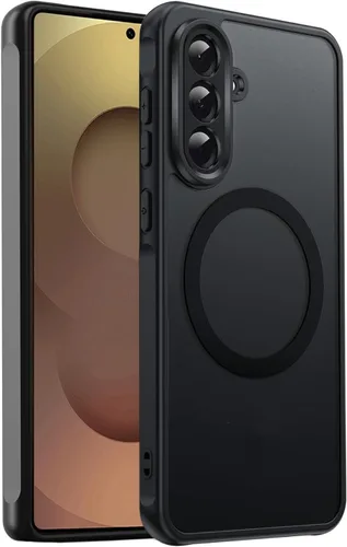 Miniatura 10 de HikerClub Funda magnética para Galaxy A16 (2024), compatible con cargador inalámbrico, ajuste delgado, Amti-Scratch, translúcido, mate, cubierta