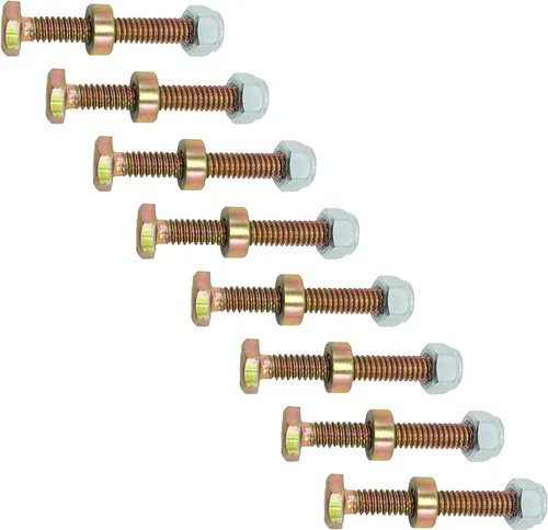 Miniatura 7 de Paquete de 8 quitanieves 1501216MA - Juego de pasadores y tuercas (1/4 pulgadas x 1-3/4 pulgadas) para AYP Craftsman Murray 1501216 9524MA 301172
