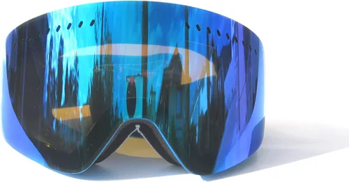 Miniatura 6 de CRG Sports Gafas de snowboard 100% protección UV, sin marco, gafas de esquí para hombres, mujeres y adultos