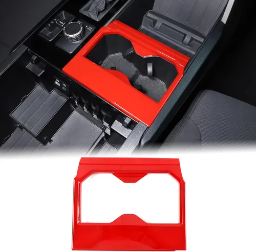 Miniatura 8 de Aunginsy Soporte para reposabrazos central de asiento delantero, cubierta de marco de taza compatible con Toyota Tundra/Sequoia 2022-2025