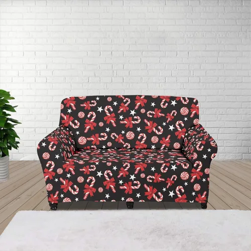 Miniatura 15 de Horeset Fundas elásticas para sofá con diseño de flores otoñales, lavables para sofá de 2 cojines, funda protectora para mascotas y perros