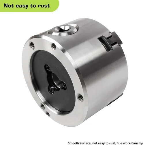 Miniatura 7 de RATTMMOTOR - Portabrocas de torno de 76 mm de 4 mandíbulas autocentrante de 3" K12-80mm, 6600R/Min 40N.m 10KN, Portabrocas de torno de precisión