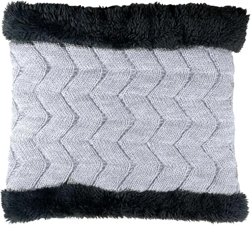 Miniatura 5 de HINDAWI Bufanda de invierno con visera, bufanda infinita, gorro de nieve cálido para mujer