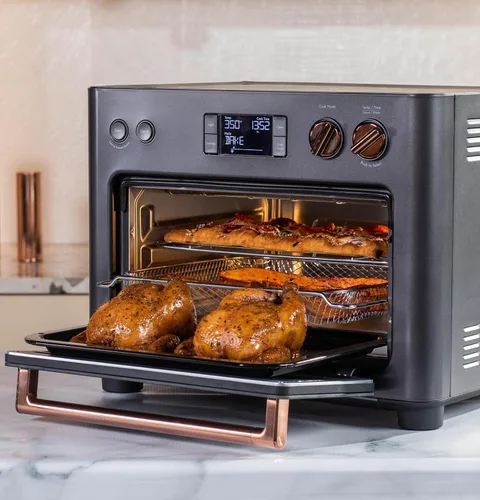 Miniatura 2 de Horno Café Couture con 14 modos de cocción esenciales, incluyendo freír al aire, CrispFinish, hornear, asar, tueste, tostar, pizza, WiFi y conexión