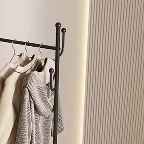 Miniatura 3 de Perchero Con Ruedas Para Colgar Ropa, Abrigos Y Faldas, Color Negro (Negro A)