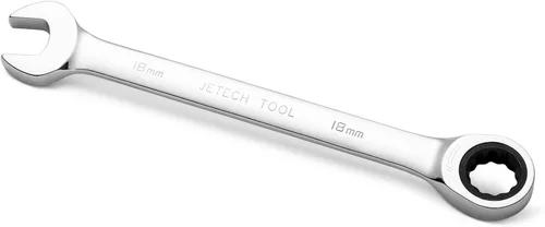 Miniatura 10 de Jetech - Llave combinada de trinquete de 16 mm, llave de carraca de grado industrial con trinquete de 12 puntas y 72 dientes, acero Cr-V forjado