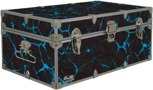 Miniatura 6 de C&N Footlockers Troncos de almacenamiento de diseñador – Temas de alta tecnología – 32 x 18 x 13.5 pulgadas – Duradero y construido para durar