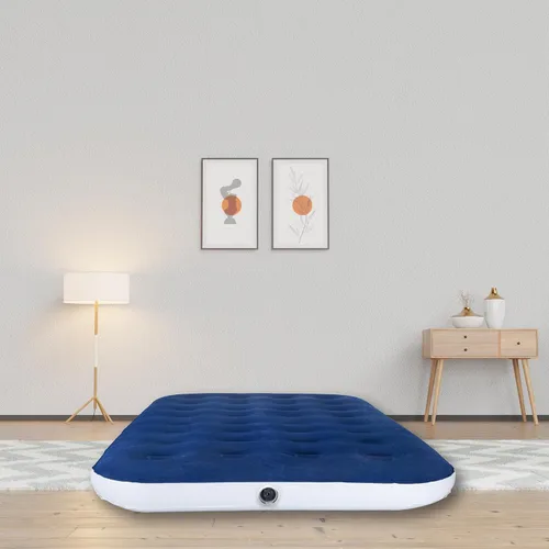 Miniatura 2 de Treaton, Colchón inflable de lujo duradero de 9 pulgadas con tecnología Comfort Coil y bomba de alta capacidad, bueno para campamento, hogar