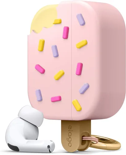 Miniatura 11 de elago - Funda con llavero para audífonos AirPods Pro de Apple en forma de helado. Azul (Arándano)