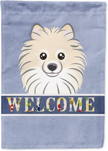Miniatura 71 de Caroline's Treasures BB1405GF Bandera de jardín de bienvenida de bulldog inglés, Bandera de buzón azul, bandera decorativa para el patio, obra
