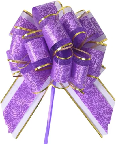 Miniatura 11 de HSXJJ 6 Piezas de Lazos de Tirar Blancos para Envolver Regalos, Lazos de Cinta de Boda de 6 Pulgadas para Paquetes de Regalos, Cestas de Regalo