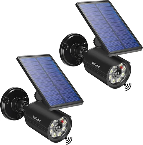 Miniatura 8 de Luces solares con sensor de movimiento para exteriores, IP67, impermeable, 360°, giratorio, energía solar, luces de inundación para graneros