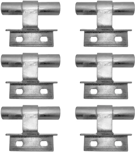 Miniatura 10 de Jake Sales Soporte de riel para puerta rodante/deslizante - Montaje en pared: para tubería de riel de 1-5/8" [parte trasera plana]