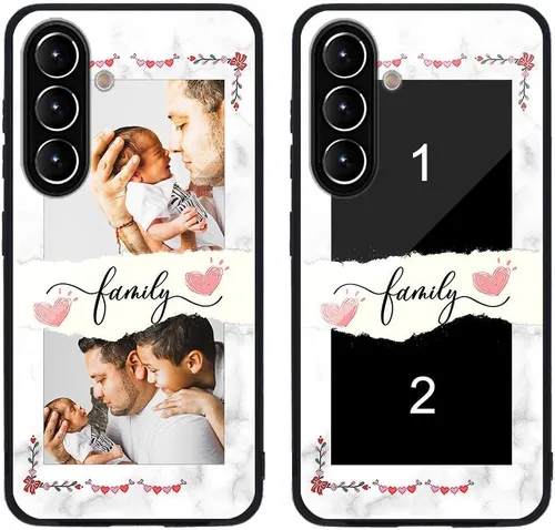 Miniatura 571 de Funda de teléfono personalizada para Samsung Galaxy S22+ / S22 Plus 5G, funda de TPU suave de vidrio templado antiarañazos personalizada con foto