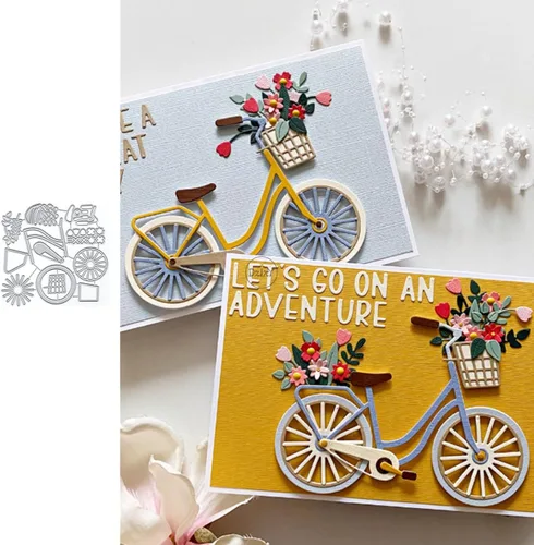 Miniatura 15 de DzIxY Troqueles de corte de metal para árbol de Navidad para camiones, kit de fabricación de tarjetas, troquelados, troquelados, álbumes de 6