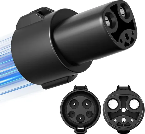Adaptador de cargador J1772 a Tesla, para Tesla Model-3/Y/X/S con adaptador de carga conectora certificado de seguridad, carga rápida máx 80A 250V,