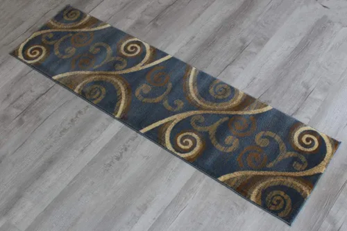 Miniatura 16 de Masada Rugs, Stephanie Collection - Alfombra de área moderna y contemporánea, 1100, turquesa, gris, blanco, negro (2 pies x 3 pies)