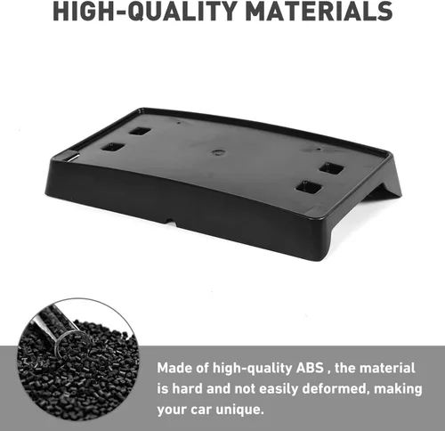 Miniatura 5 de Soporte de matrícula frontal Portamatrícula compatible con Jeep Wrangler JL JLU JT 2018-2024
