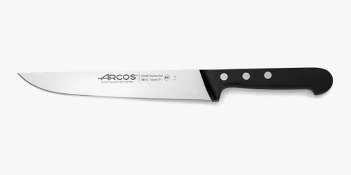 Miniatura 20 de Arcos Cuchillo de chef de 6 pulgadas de acero inoxidable. Cuchillo de cocina para cortar y pelar alimentos pequeños. Mango ergonómico