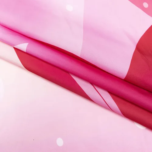 Miniatura 4 de LB Juego de cortinas de ducha Love Theme con corazones de cristal brillante en rosa, cortina de baño para niñas adolescentes con ganchos, 60 x 72