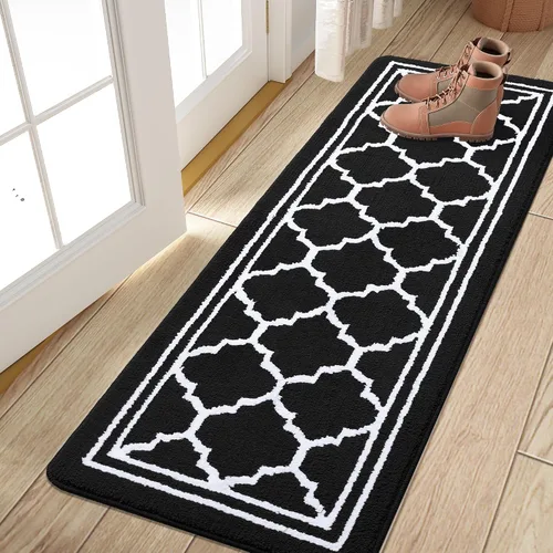 Miniatura 40 de Buganda Alfombra para Puerta Interior, Felpudo Resistente a la Suciedad y Absorbente, Antideslizante, Alfombras de Perfil Bajo para Entrada Marrón