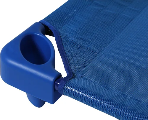 Miniatura 4 de Sprogs SPG-AUH1040-SO - Cunas apilables estándar para niños resistentes de 52 pulgadas de largo, color azul (paquete de 6) y sábanas estándar