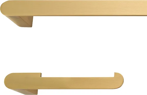 Miniatura 6 de Globe Electric 63000009 - Juego de baño todo en uno de 5 piezas, latón mate, luz de tocador de 3 luces de 20 pulgadas, toallero, anillo de toalla