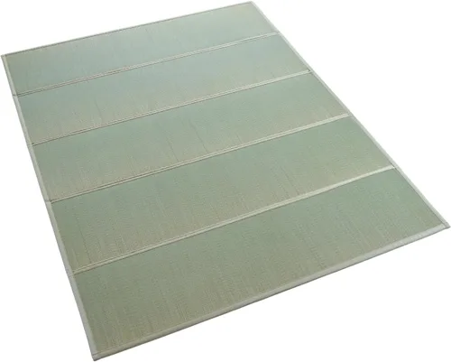 Miniatura 11 de Tatami Mat – Colchón plegable de tatami japonés Igusa, futón para dormir en el suelo de hierba rush, meditación, yoga Zen Tatami, individual XL por