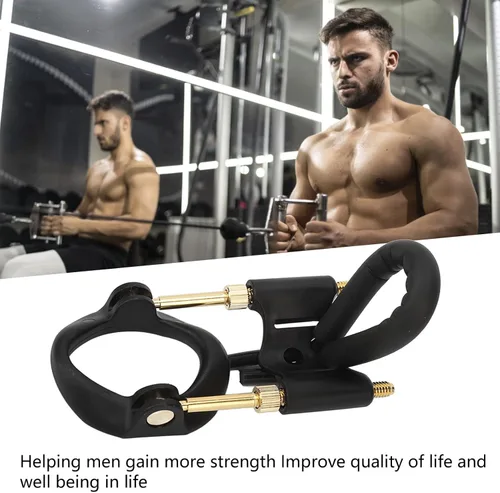 Miniatura 3 de ACAGALA Masaje Masculino Kit de Soporte de Estiramiento Efectivo Ajustable Hombres Pene Apoyo Ensanchador Negro Oro
