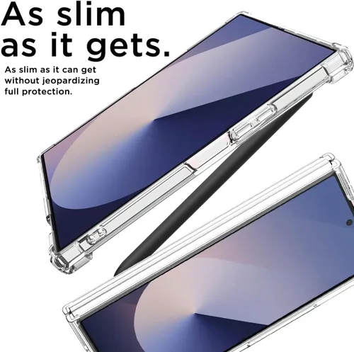 Miniatura 8 de AICase Funda transparente para Samsung Galaxy Z Fold 7, compatible con MagSafe, transparente, protección a prueba de golpes, resistente al