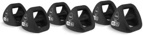 Miniatura 7 de TRX YBell Neo Series 3-in-1 Kettlebell, Dumbbell and Push Up Bar Workout Equipment Commercial Grade Neoprene Coated Surface Perfect for Strength