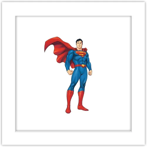 Miniatura 11 de Trends International Gallery Pops DC Comics Superman - Póster artístico de pared con pose de héroe, 12 x 12 pulgadas, versión enmarcada en negro